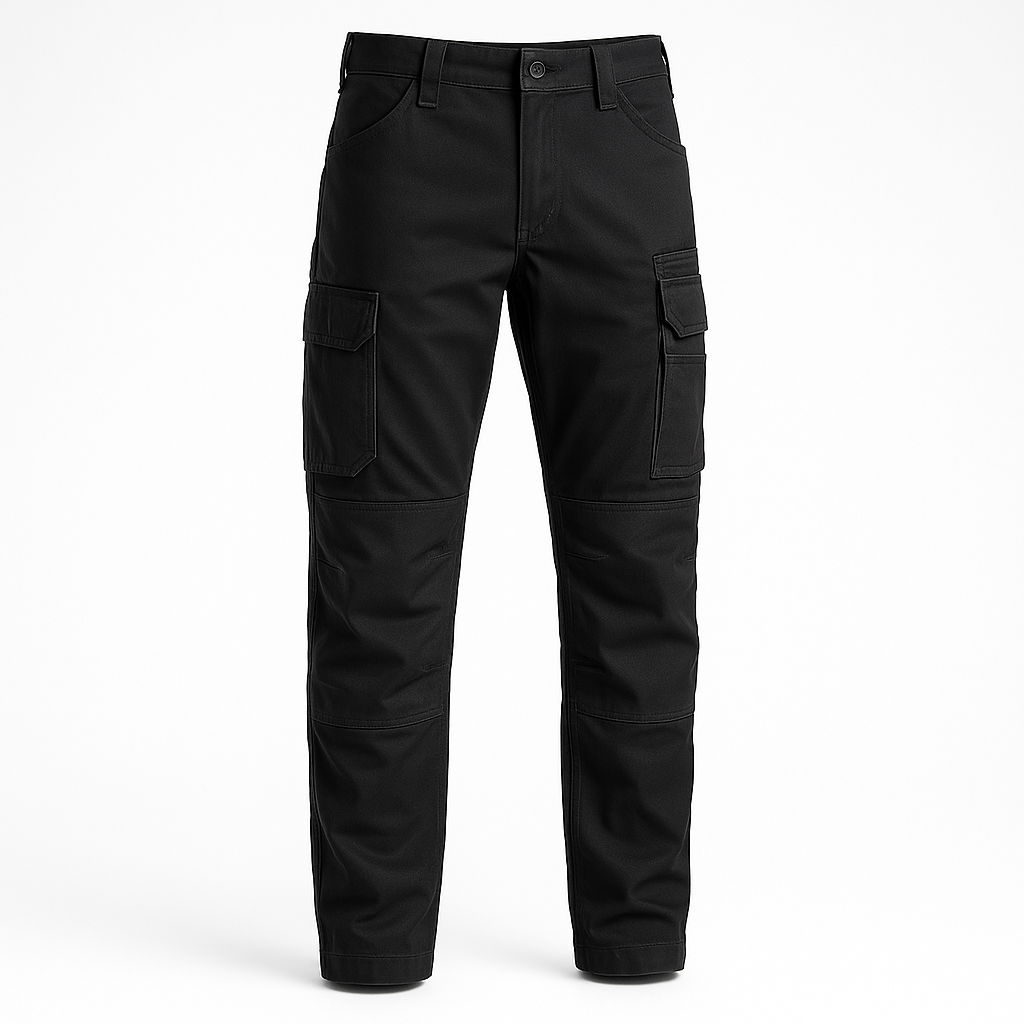 SCRUFFS WORKER PLUS TROUSERS 30R BLACK