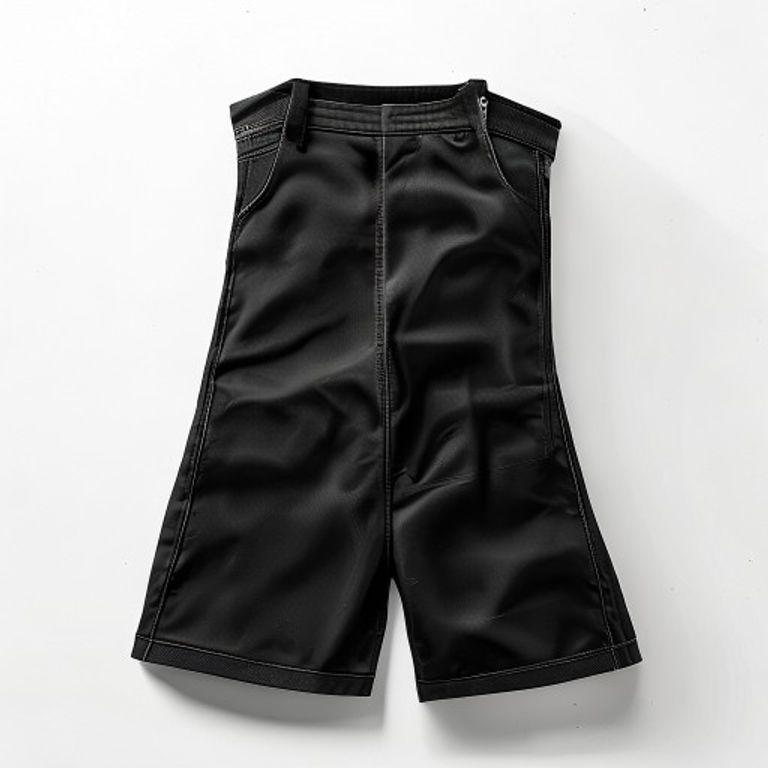 SCRUFFS 36" BLACK TRADE SHORTS