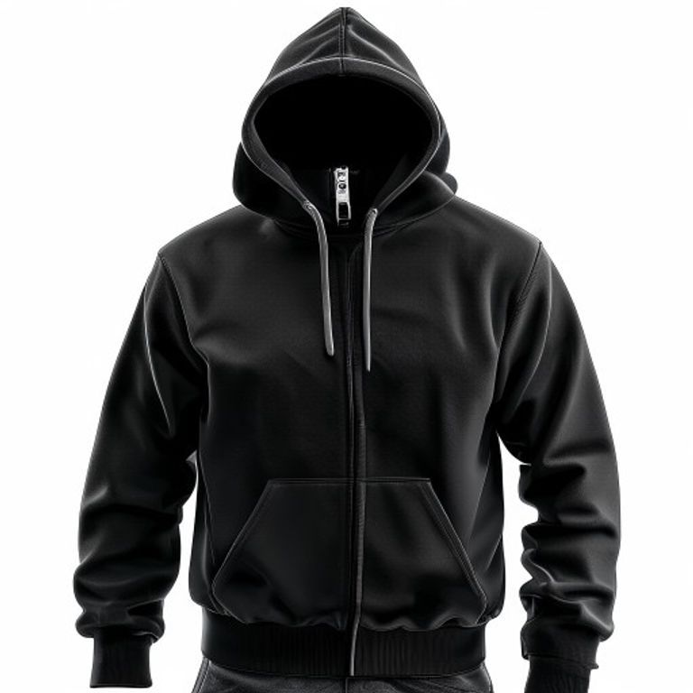 SCRUFFS HOODIE SIZE L - BLACK