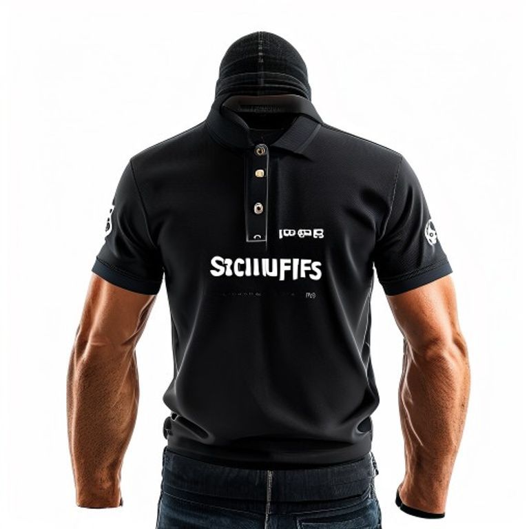 SCRUFFS WORKER POLO SHIRT XXL- BLACK