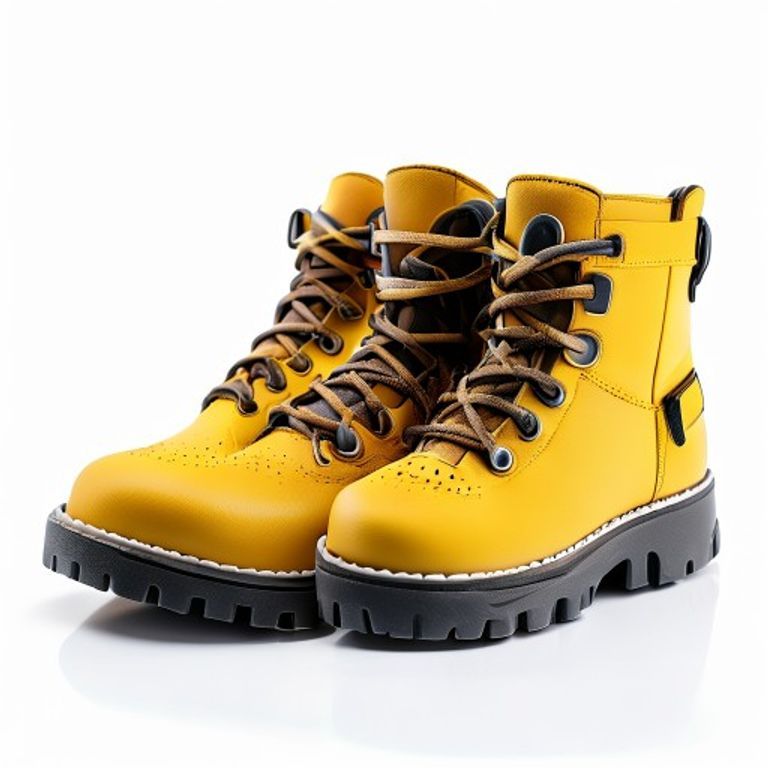 SCRUFFS ROUND YELLOW/BROWN BOOT LACES