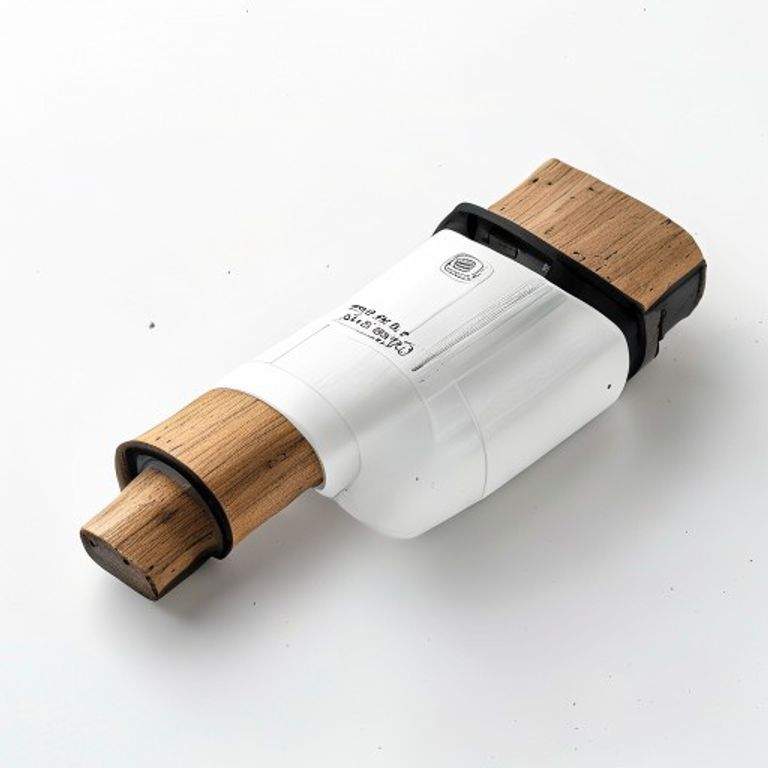 250MLS WOOD STOP - WHITE