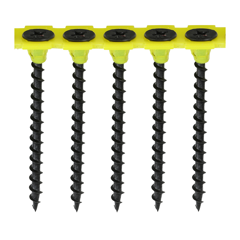 3.5MM X 50MM COLLATED DRYWALL SCREWS BLACK