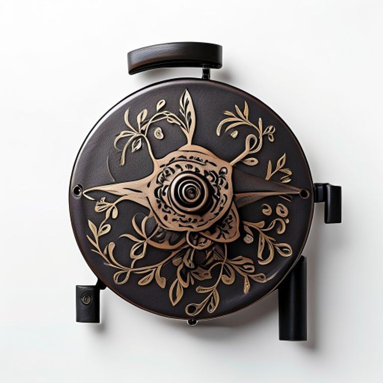 ESCUTCHEON - LOCK PROFILE FLORAL FACE