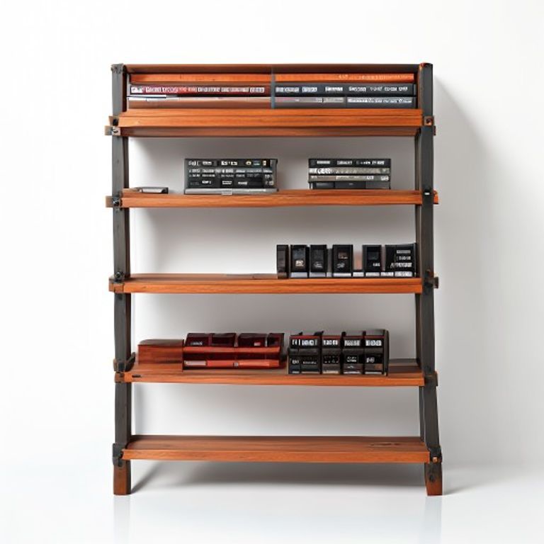 7476 6FT ALUM M SECTION BOOKCASE STRIP