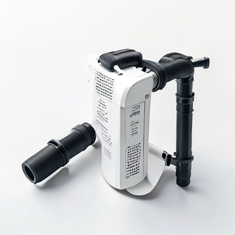 WHITE KNOCKDOWN FITTING
