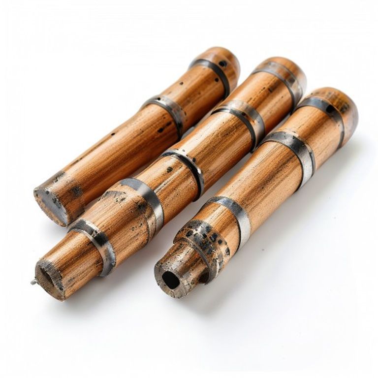 FAITHFULL WOOD DOWELS FLUTED 40 X 10MM TUB