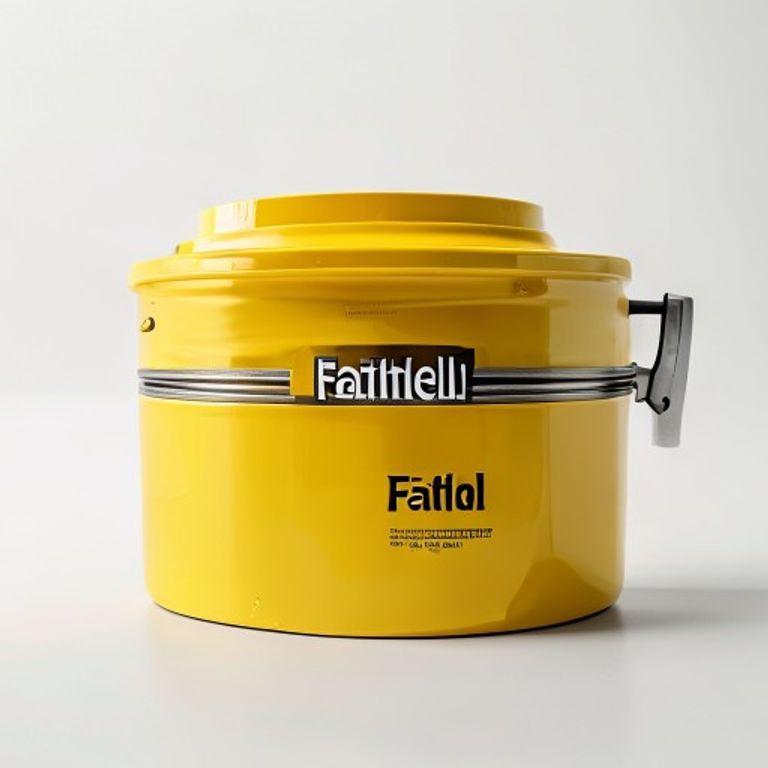 FAITHFULL YELLOW  H/DUTY 42L FLEX TUB