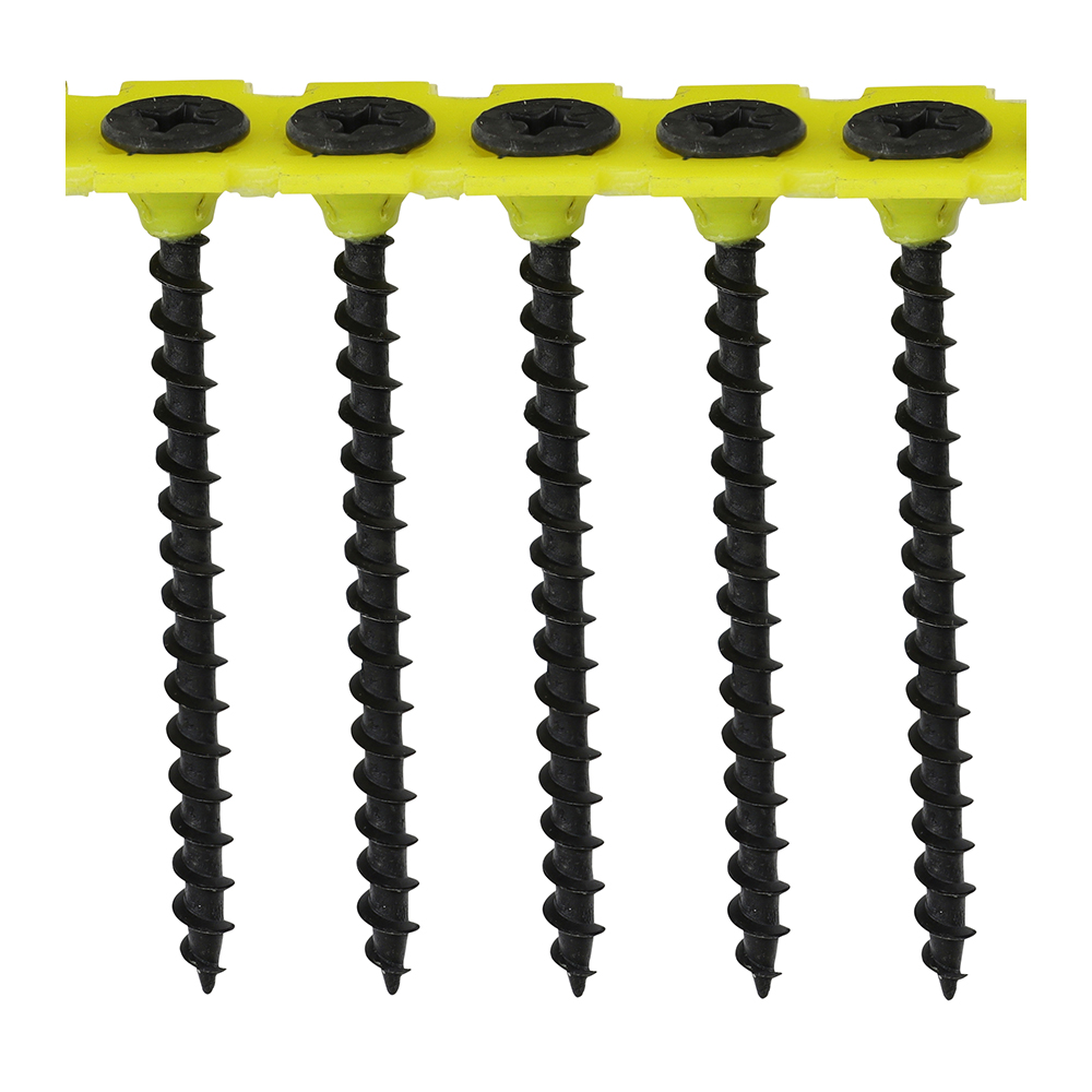 3.5MM X 55MM COLLATED DRYWALL SCREWS BLACK