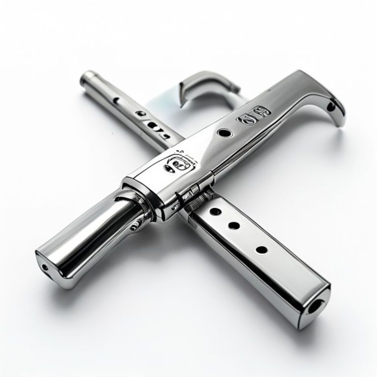 4" SPRING HINGE POL CHROME (PACK 3)