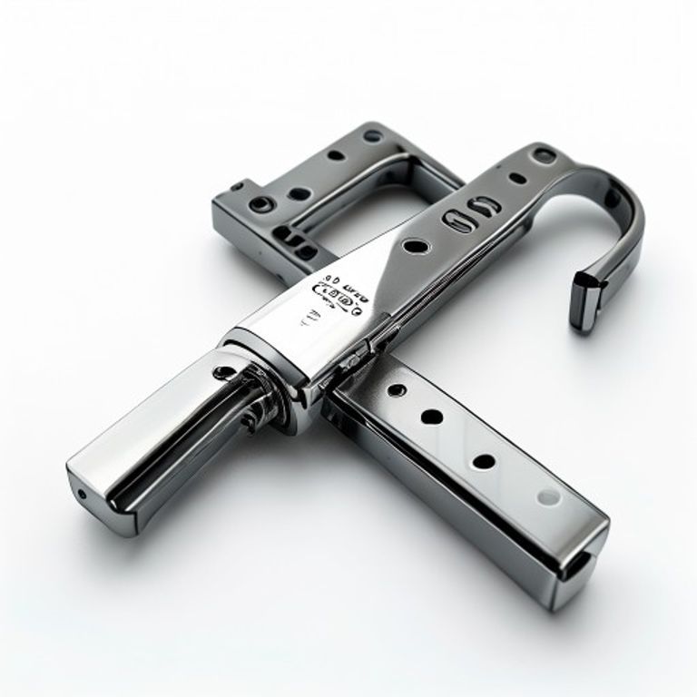 4" SPRING HINGE S/CHROME (PACK 3)