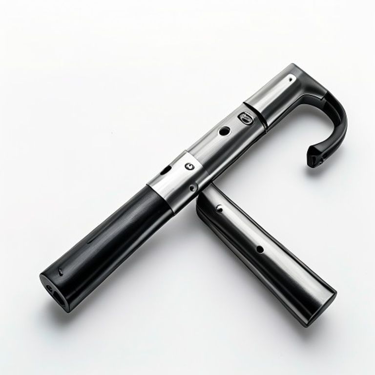 384MM SATIN NICKEL ON STEEL T-BAR HANDLE