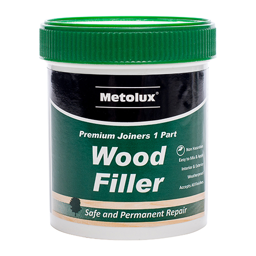 METOLUX 1 PART WOOD FILLER 250ML - WHITE
