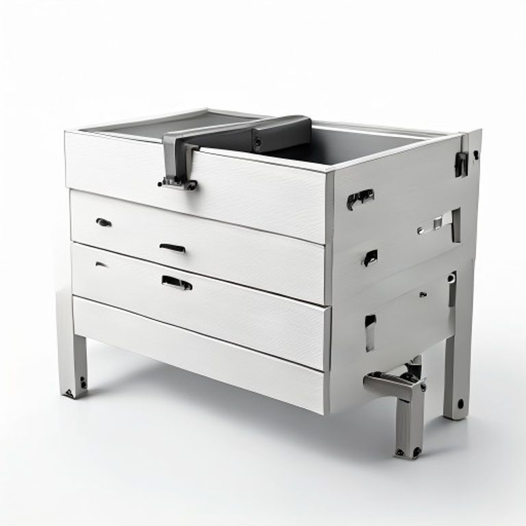 600MM B/FIX WHITE DRAWER SLIDES - SET