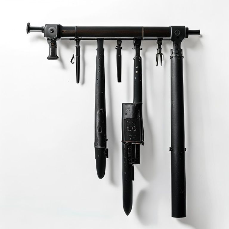 V1079SC WALL MOUNTED COAT RAIL