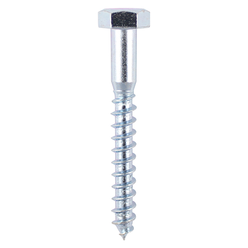 M10 X 40 HEXAGON HEAD COACH SCREW ZP