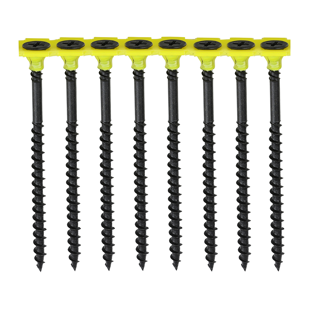 3.5MM X 38MM COLLATED DRYWALL SCREWS BLACK