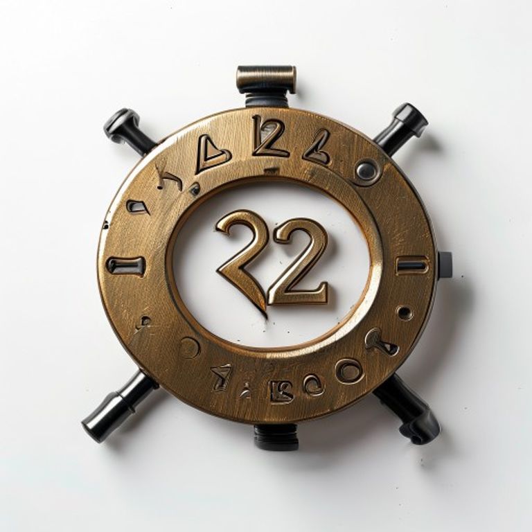 3" BRASS NUMERAL NO.2