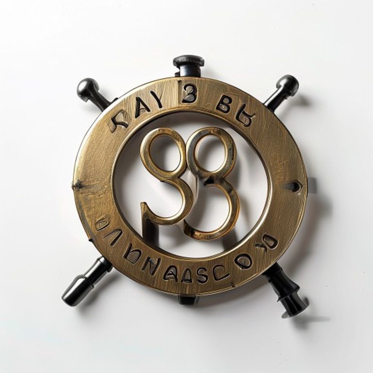 3" BRASS NUMERAL NO.9