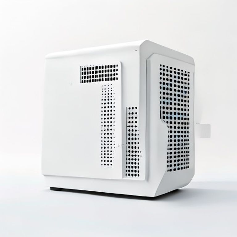 9" X 3" WHITE PLASTIC LOUVRED VENT