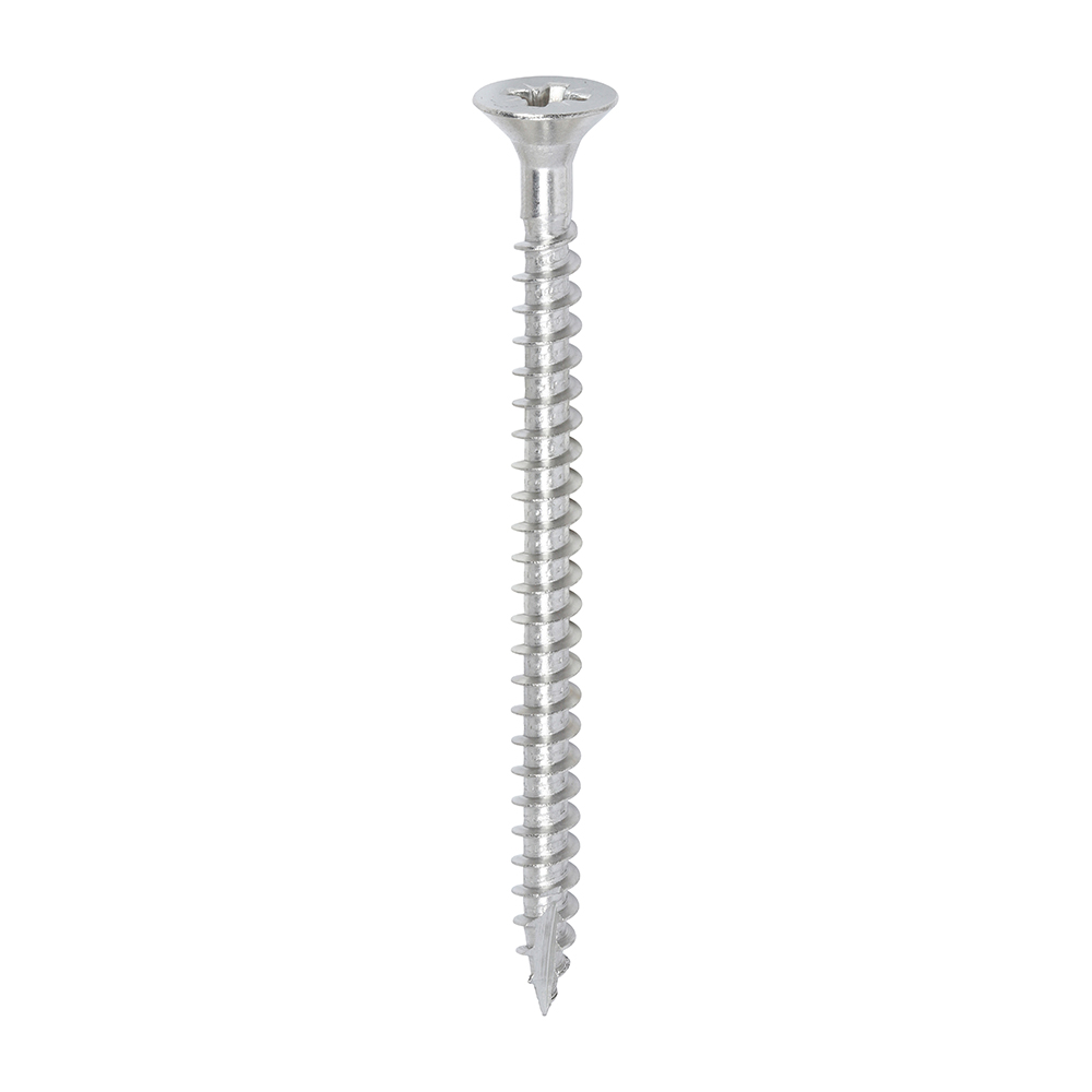 6MM X 80MM STAINLESS CSK POZI WOODSCREW