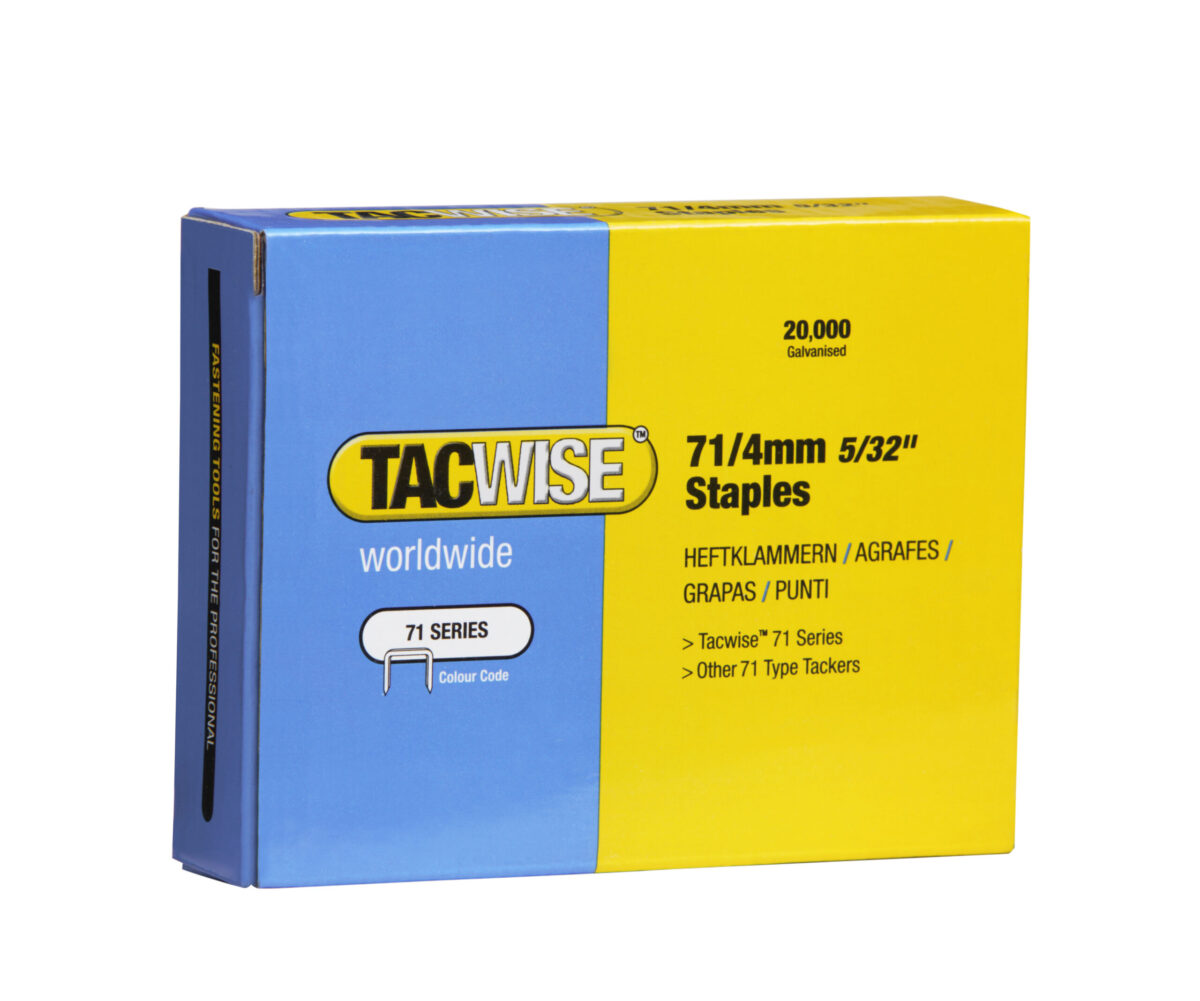 TACWISE 0365 71/4 4MM STAPLES (20,000)