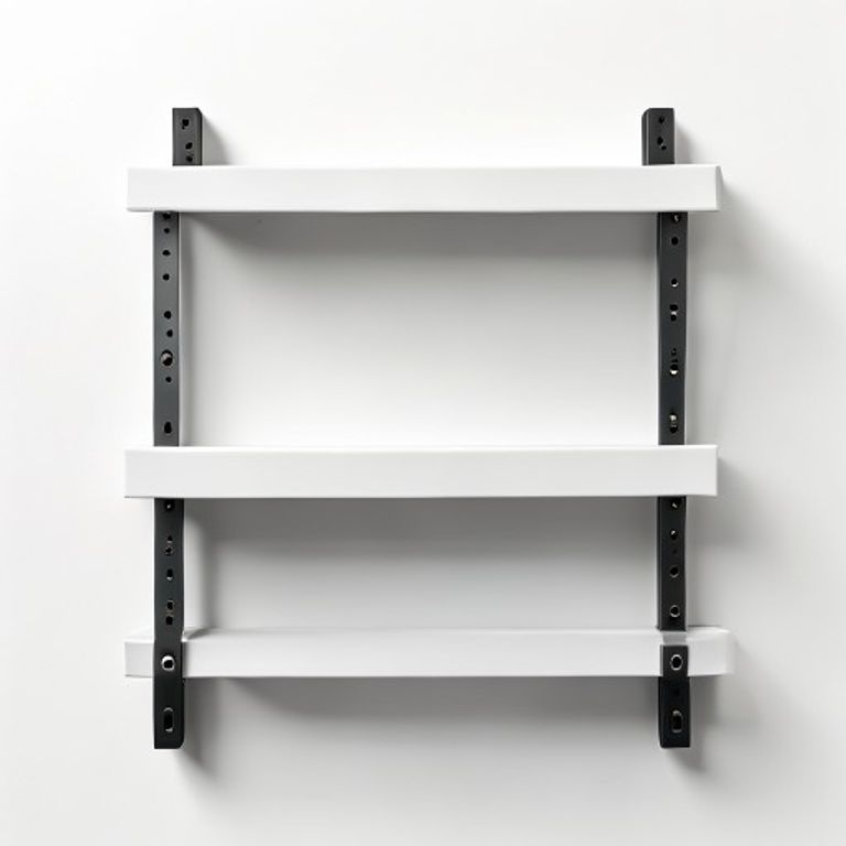 240 6" X 5" WHITE SHELF BRACKET