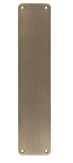 FPP1350 X 75MM ANTIQUE BRASS FINGER PLATE