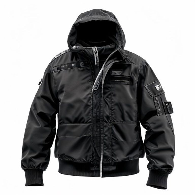 PORTWEST S381 BLACK HYBRID BAFFLE JACKET
