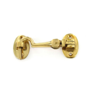 SILENT CABIN HOOK BRASS 3"