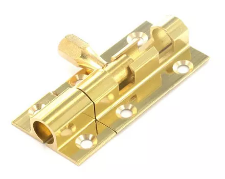 BRASS STRAIGHT BARREL BOLT 3"