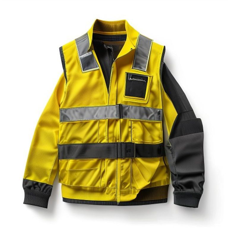 HI-VIS WAISTCOAT - 2 BAND XL YELLOW