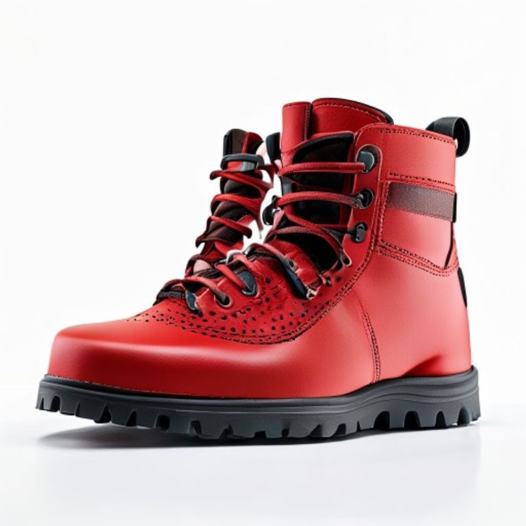 RED SOLE SAFETY WELLINGTON BOOTS SIZE 11