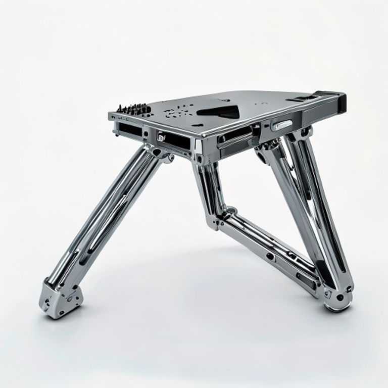 710MM X 60MM WORKTOP LEG - CHROME PLATED