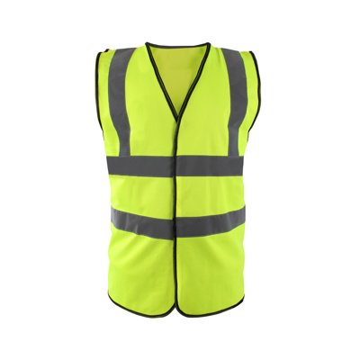 HI-VIS WAISTCOAT - 2 BAND XXL YELLOW