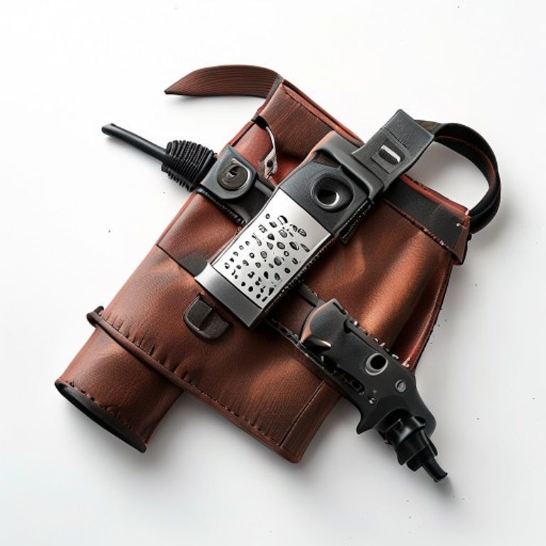 STANLEY LEATHER NAIL POUCH
