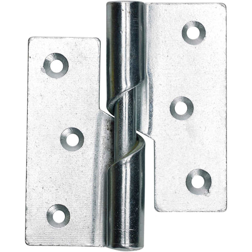 466 4" RH RISING BUTT HINGE ZINC PLATED (PAIR)