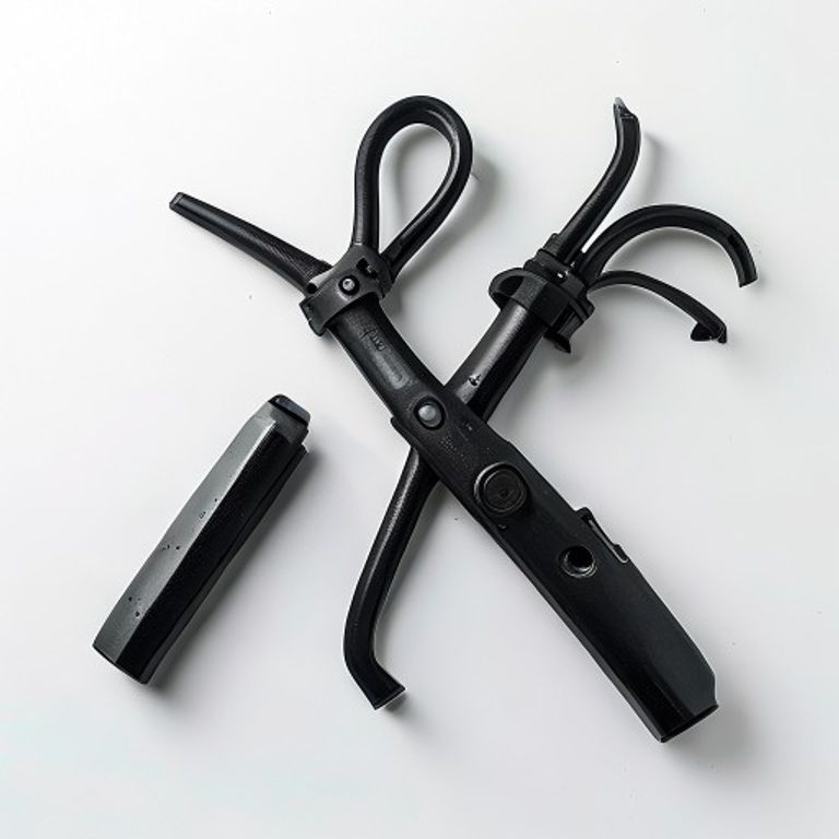 8" EPOXY BLACK CABIN HOOKS (527651)