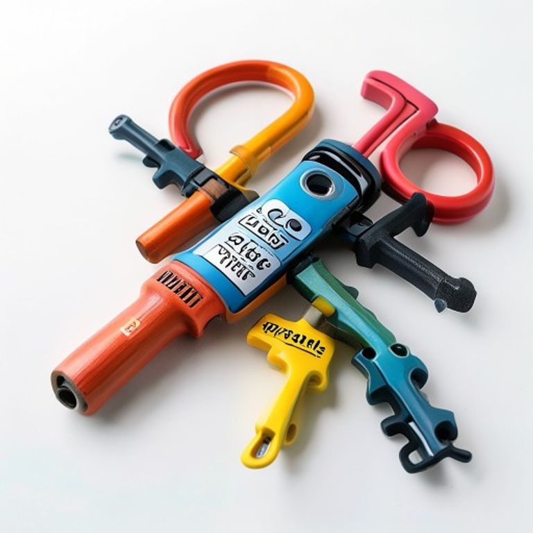 TIMCO COLOURED KEY TAGS - PACK OF 6
