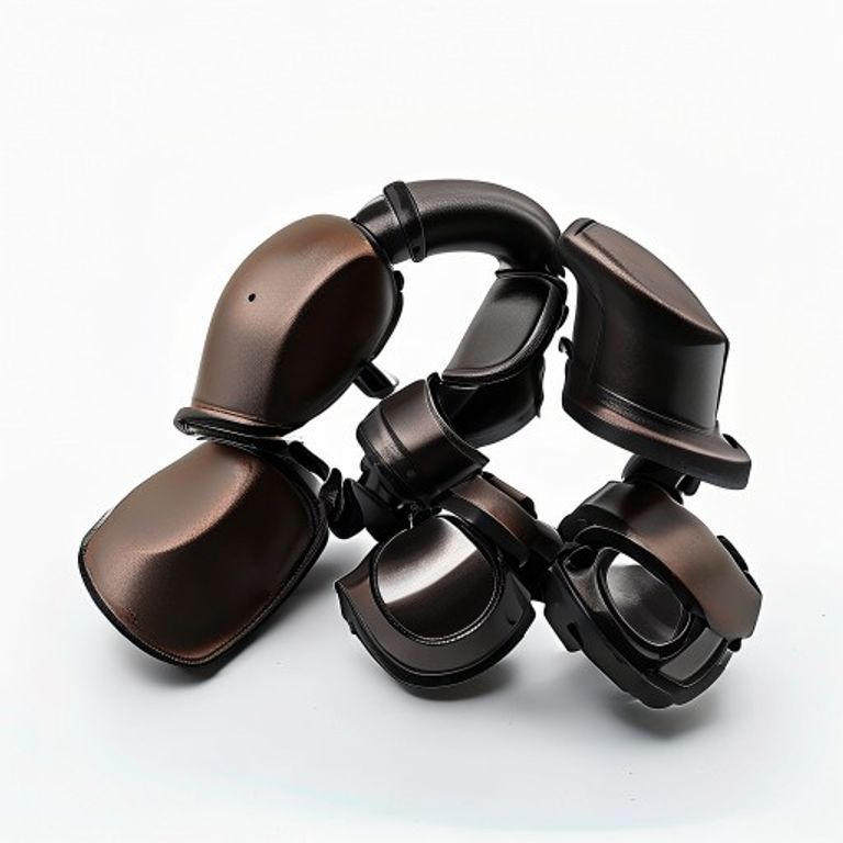 BROWN HINGED COVER CAPS (NO.6-8'S)