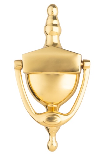M38S PB VICTORIAN URN DOOR KNOCKER