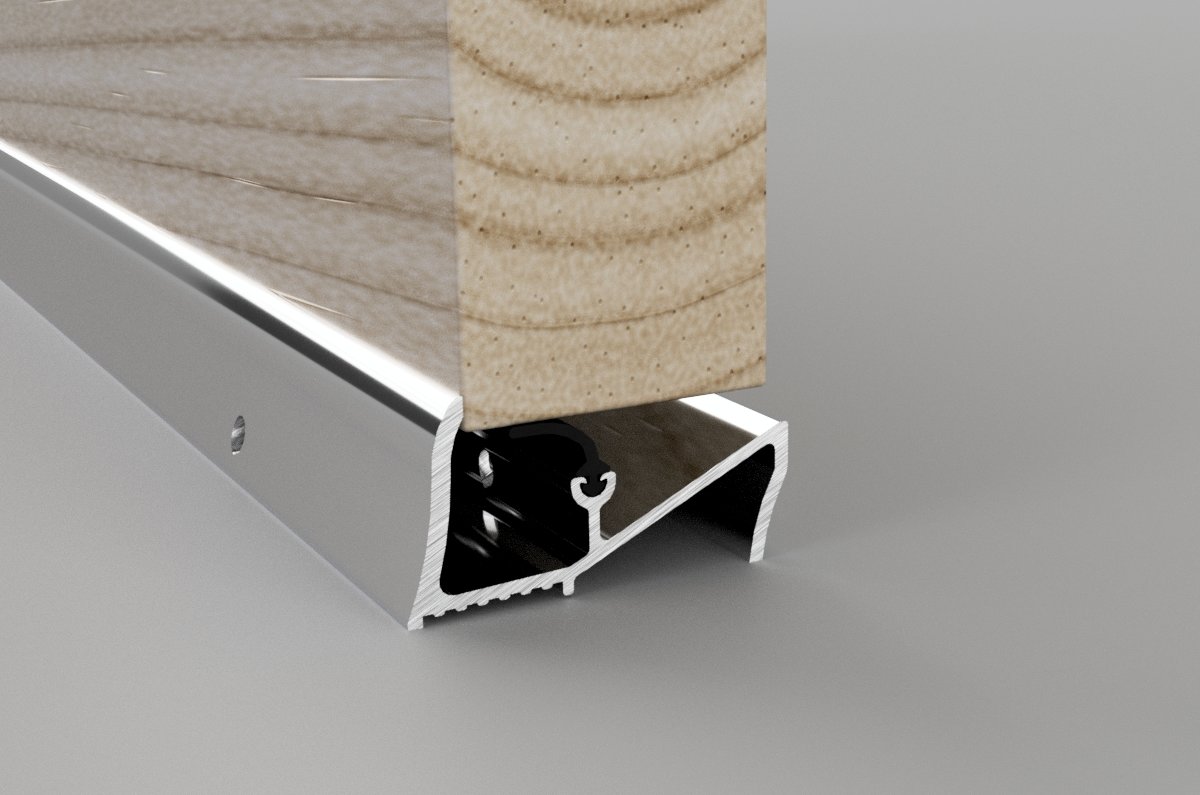 LOWLINE 3'0" ALUMINIUM THRESHOLD SILL