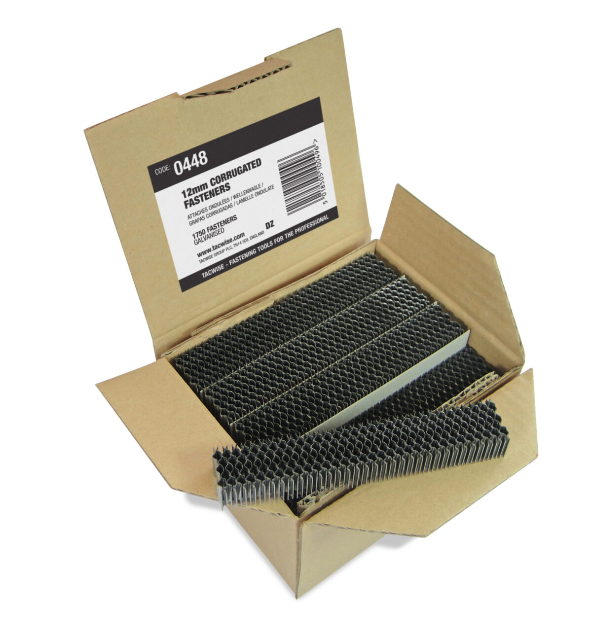 TACWISE 0448 12MM CORRUGATED FASTENERS (1750)