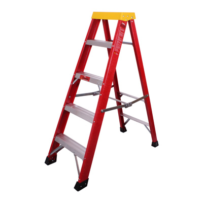 PRODEC 5-TREAD FIBREGLASS STEP LADDER